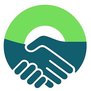 Atebion logo in green.