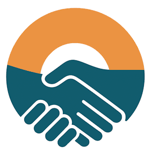 Atebion logo in orange.