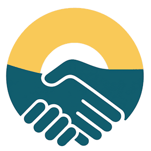 Atebion logo in yellow.